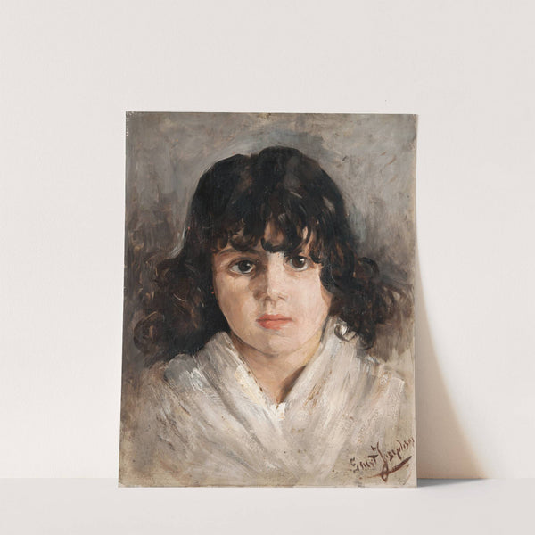 Spanish Girl, Study (1881) by Ernst Josephson