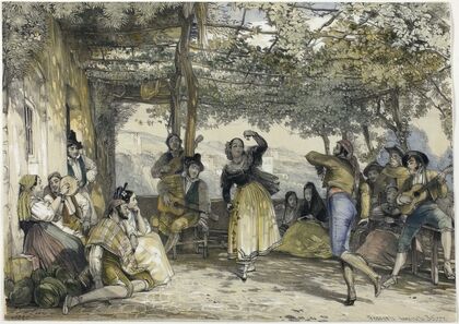 Spanish Peasants Dancing the Bolero
