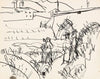 Spaziergänger bei einer Brücke (1922)