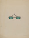 Spectacles with Green Lenses