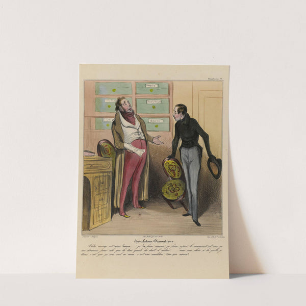 Spéculateur dramatique (1836-1838) by Honoré Daumier