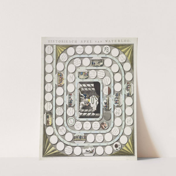 Spel van Waterloo, 1815 by J.B.D. Wibmer