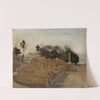 Sphinx Alley, temple of Amun-Re in Karnak. From the journey to Egypt by Jan Ciągliński
