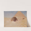 Sphinx at night. From the journey to Egypt (1903) by Jan Ciągliński