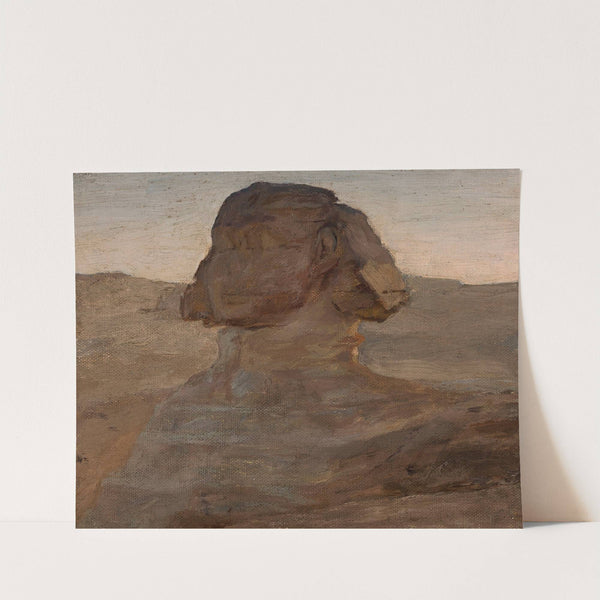 Sphinx in the evening. From the journey to Egypt (1903) by Jan Ciągliński