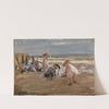 Spielende Kinder am Strand (Children playing on the beach) (1898) by Max Liebermann