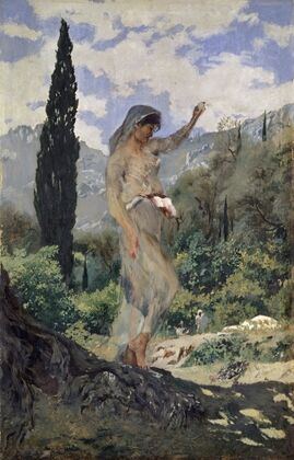 Spinning Girl on Corfu