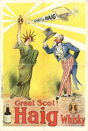 Spirit of Haig. Great Scot Haig Whisky (1928)