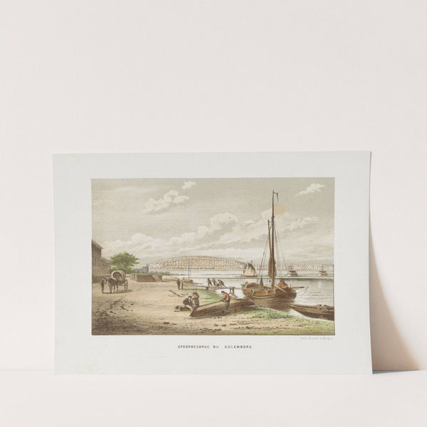 Spoorwegbrug bij Culemborg (1872-1874) by Emrik & Binger