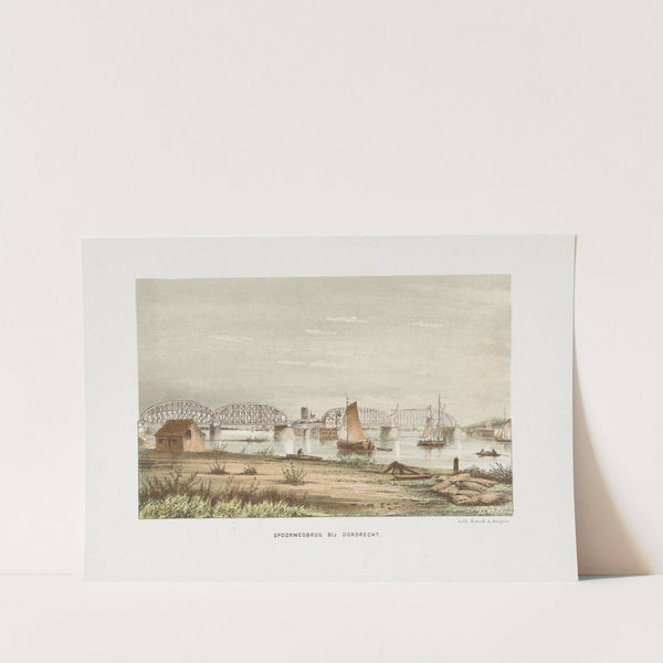 Spoorwegbrug bij Dordrecht (1872-1874) by Emrik & Binger