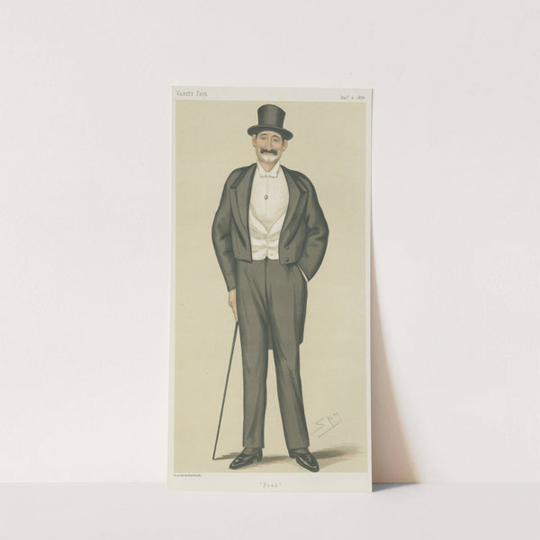 Sports, Miscellaneous; Gymnast; ‘Fred’, Captain Frederick G. Burnaby, December 2, 1876 (1876) by Leslie Matthew Ward