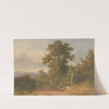 Sportsman and His Dogs (1828) by Patrick Nasmyth