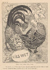 Spotprent met politici als kippen