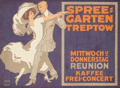 Spree-Garten Treptow. Kaffee Konzert (1899 - 1913)