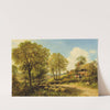 Spring Cottage with Shepherd and Flock (1896) by Benjamin Williams Leader