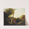 Spring Morning By The Kitchen Door, Preparing For Market by Jerome Thompson