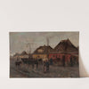 Springtime in a small town, sketch (1867 - 1868) by Maksymilian Gierymski