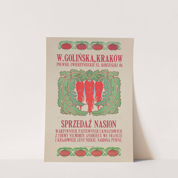 Sprzedaż nasion warzywnych by Eugeniusz Ludwik Dąbrowa-Dąbrowski