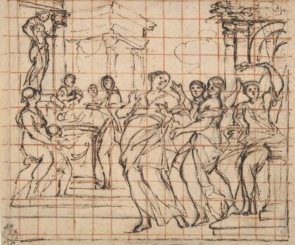 St. Agatha refusing to worship idols