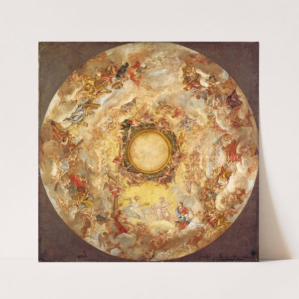 St. Agnes is Received into Heaven by Giovanni Battista Gaulli