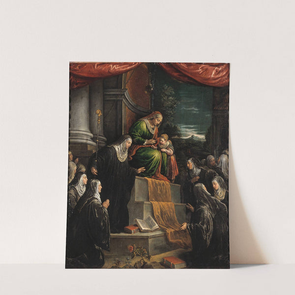 St Anne and the Infant St Mary by Leandro Bassano