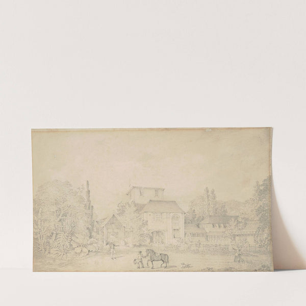 St. Ann&#8217;s, The Governor&#8217;s Residence (Trinidad) (1838) by Richard Bridgens