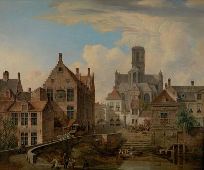 St Bavo’s Cathedral and the Reep in Ghent — size preview