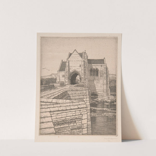 St. Botolph’s Bridge No. 1 (1917) by Frederick Landseer Maur Griggs