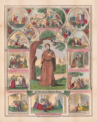 St. Bridget, the Mary of Erin born A.D. 453 died A.D. 525 (1870)
