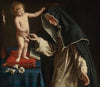 St. Catherine Of Siena Receiving The Crown Of Thorns from The Christ Child