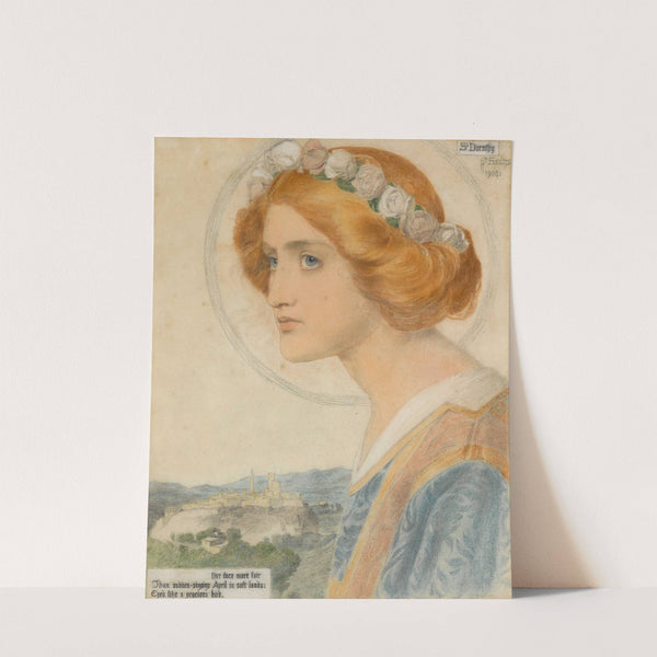 St. Dorothy (1904) by Frederick Sandys