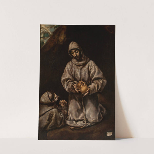 St Francis and Brother Rufus by Workshop of El Greco