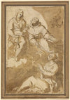 St. Francis Interceding with the Virgin on behalf of a Female Saint