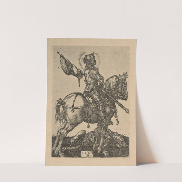 St. George and the dragon. by Albrecht Dürer