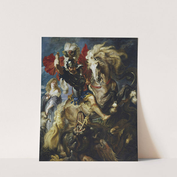 St George Battles The Dragon by Peter Paul Rubens