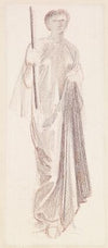 St George Series – Study of Female Attendant for ‘The Princess led to the Dragon’