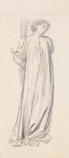 St George Series – Study of the Princess for ‘The Princess chained to the Tree’