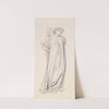 St George Series – Study of the Princess for ‘The Princess chained to the Tree’ by Sir Edward Coley Burne-Jones