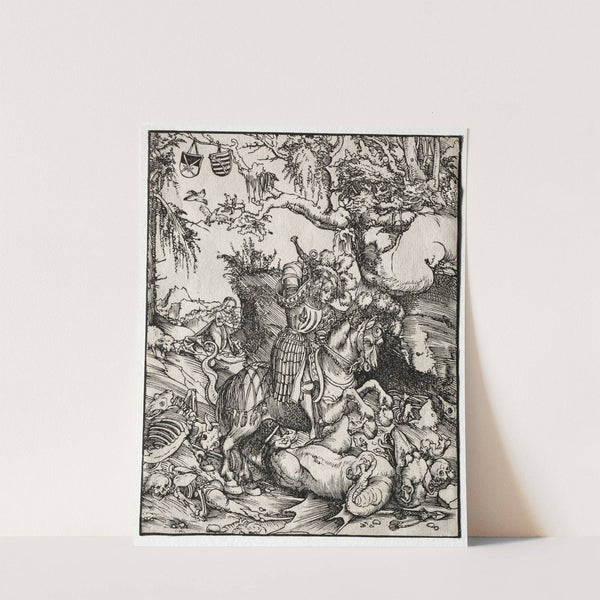 St. George Slaying the Dragon (1500s) by Lucas Cranach the Elder