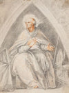 St Gregory seated