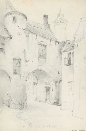 St.-Jacobstraat with het Boterhuis in Bruges