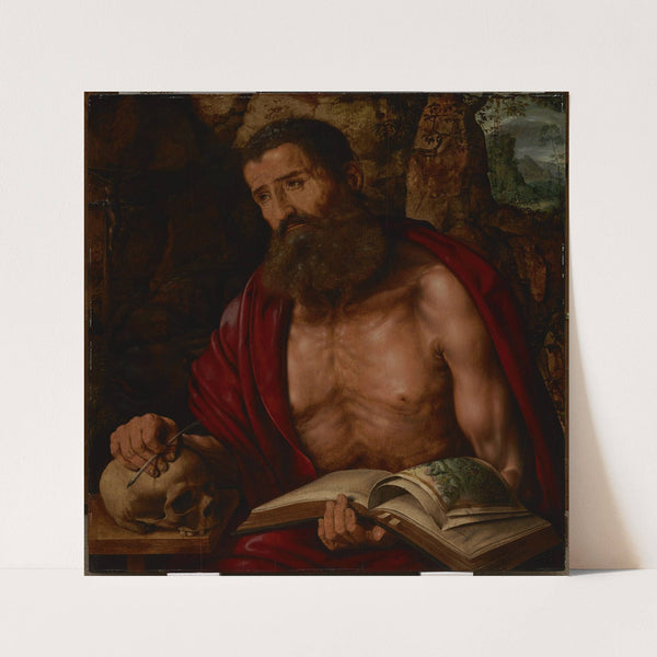 St. Jerome in Meditation (circa 1550) by Jan Massijs