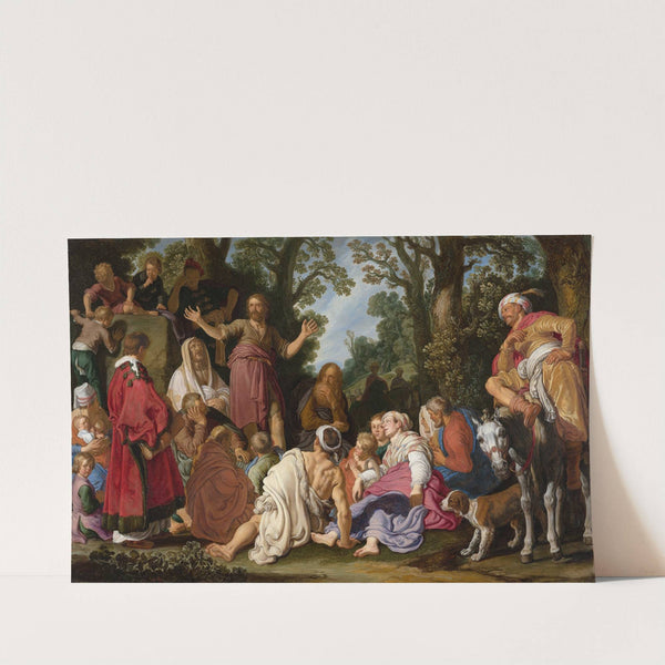 St John the Baptist Preaching by Pieter Lastman