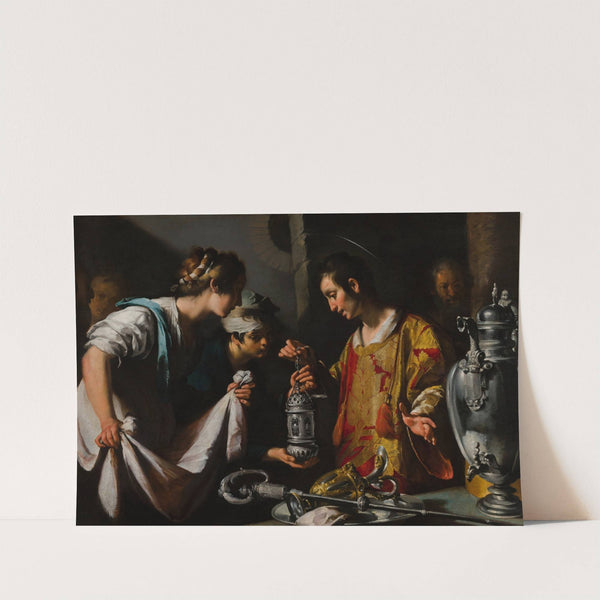 St. Lawrence Distributing the Riches of the Church (c.1625) by Bernardo Strozzi