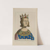 St. Louis IX Roi de France. 1260-70. D&#039;ap[rés] le reliquaire en or de la Ste. Chapelle a Paris, detruit en 1793. by Raphaël Jacquemin