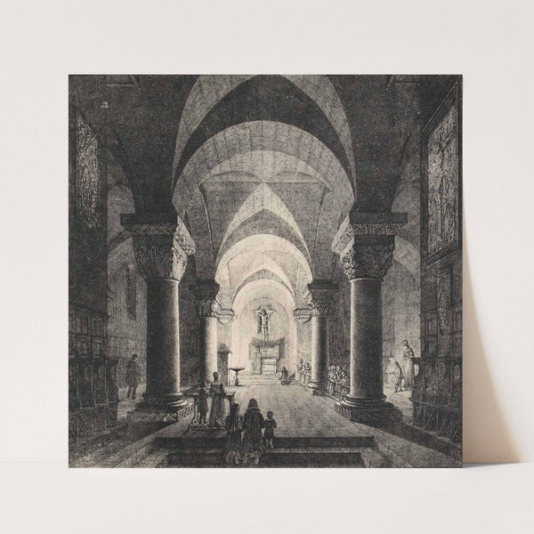 St Margareten-Kapelle in der Burg von Nürnberg by Domenico Quaglio the Younger