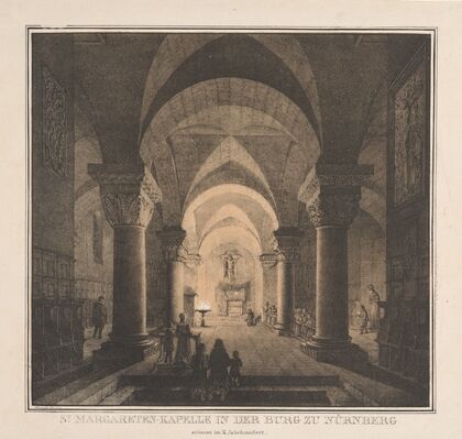 St. Margaret’s Chapel in the Imperial Castle at Nuremberg (1819)