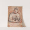 St Mary Magdalen with a skull in her arms by Alessandro Casolani
