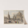 St. Mary’s Church. Radclivian Library (1811) by Thomas Rowlandson