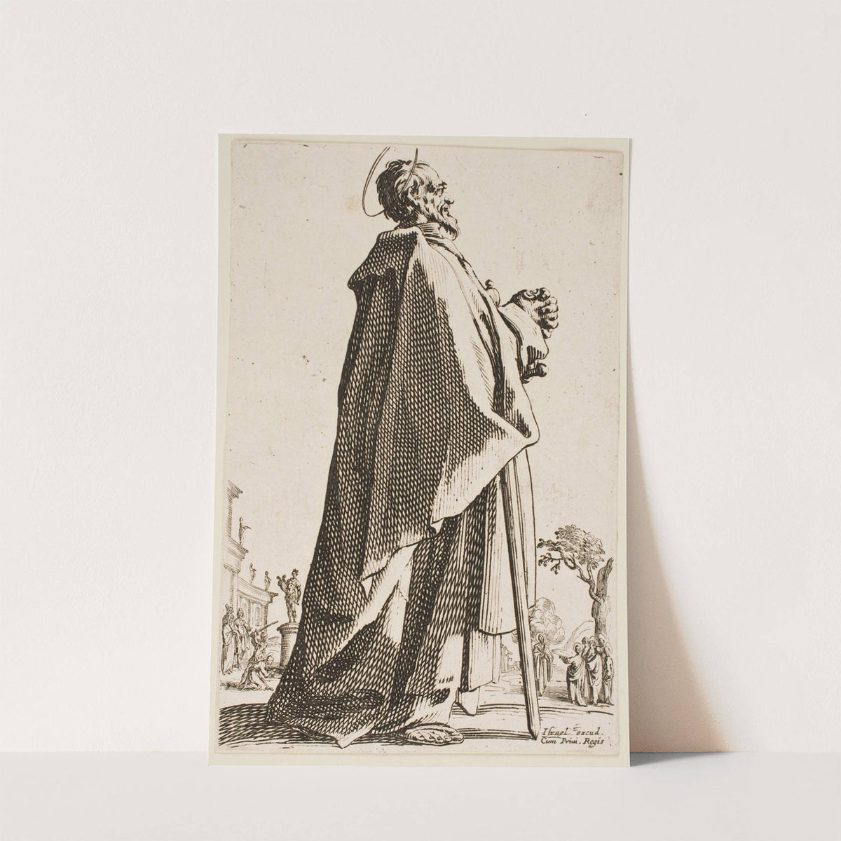 St. Matthew (1631) by Jacques Callot